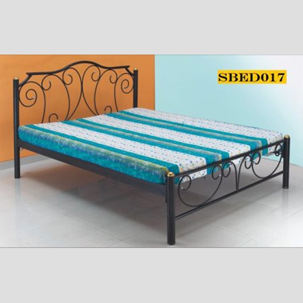 Modern High-quality Steel Bed Model (017)