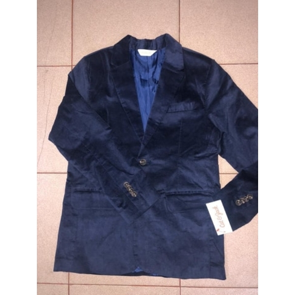 Boy's Velvet Blazer Navy Blue fashionable Blazer