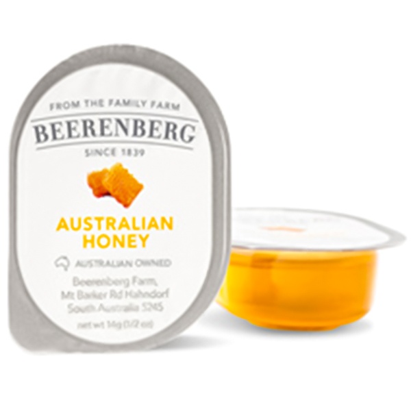 BEERENBERG AUSTRALIAN HONEY 14G PLASTIC TUBE IMPORTED FROM AUSTRALIA