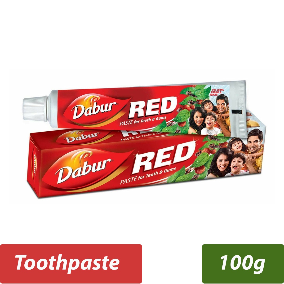 Dabur- Red Ayurvedic Toothpaste- Per Case 72 Pieces- 100g