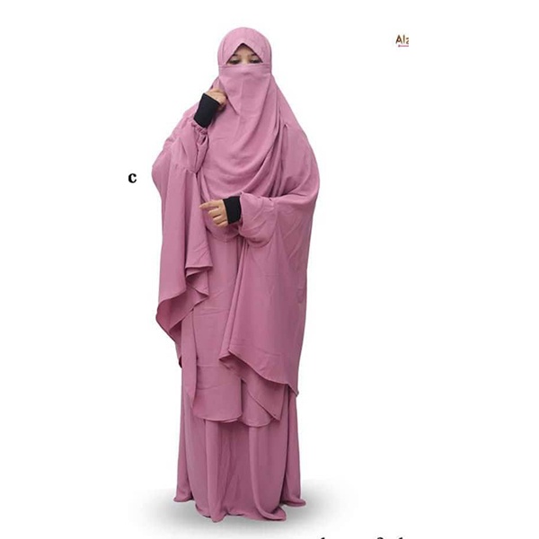 Wholesale High-quality khimar hijab adjusted niqab with scart full set