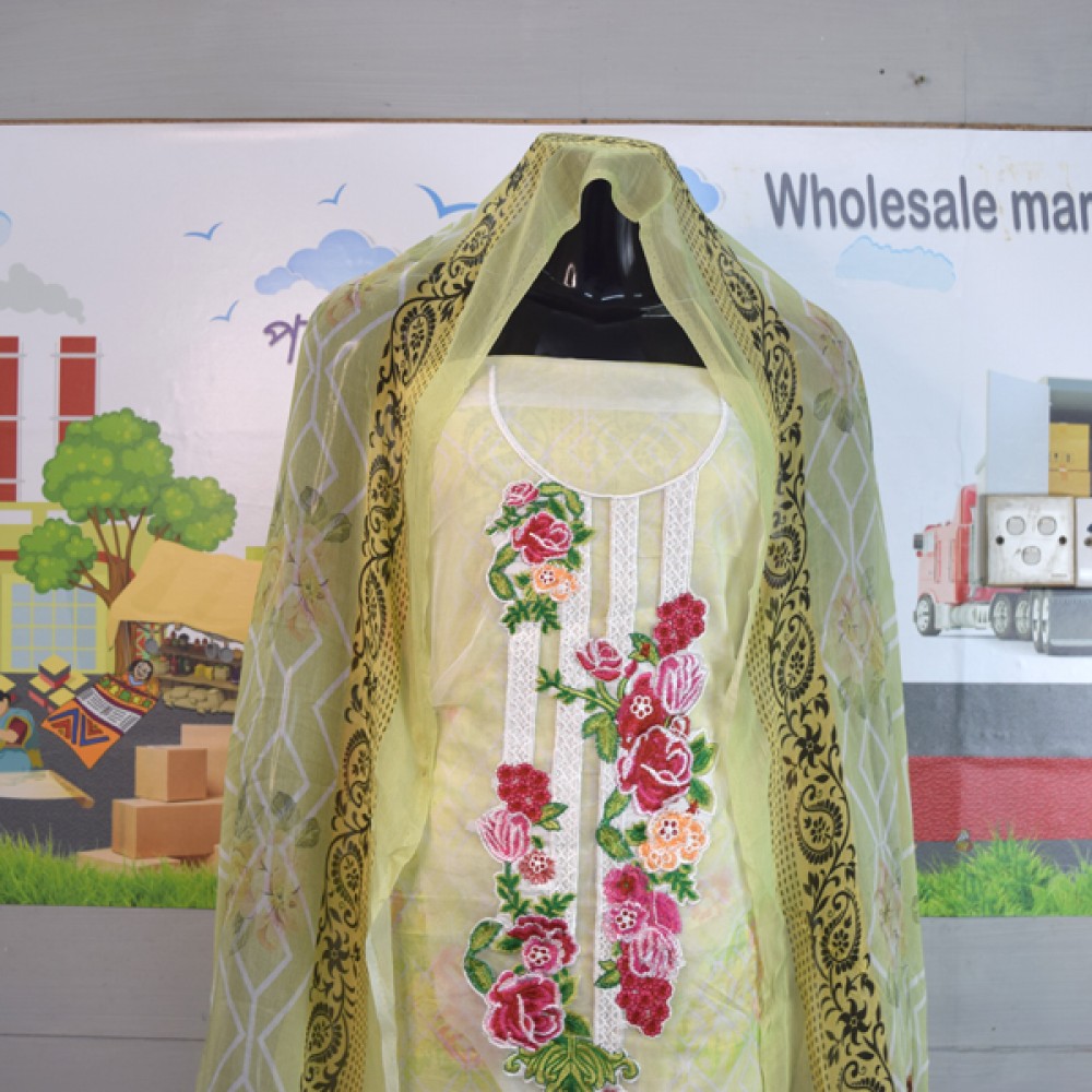 Digital print Cotton 3pc Collection -2020 in wholesale price