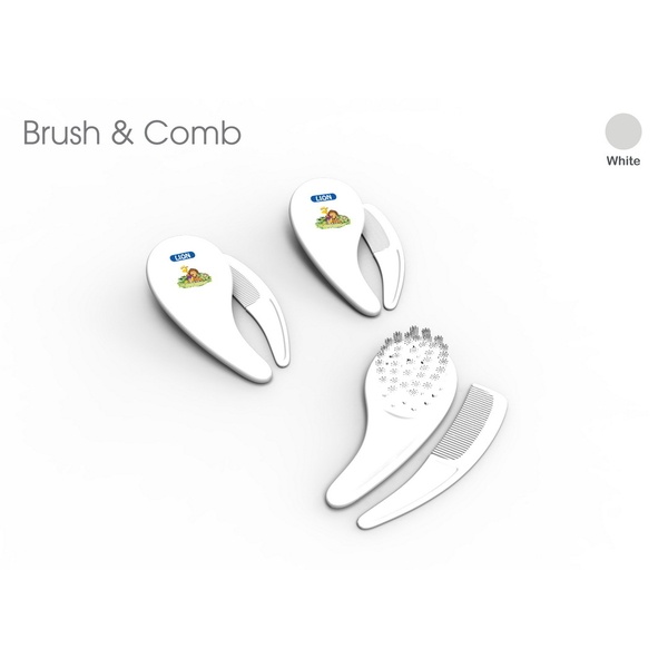 LION BRUSH & COMB BLISTER CARD SET