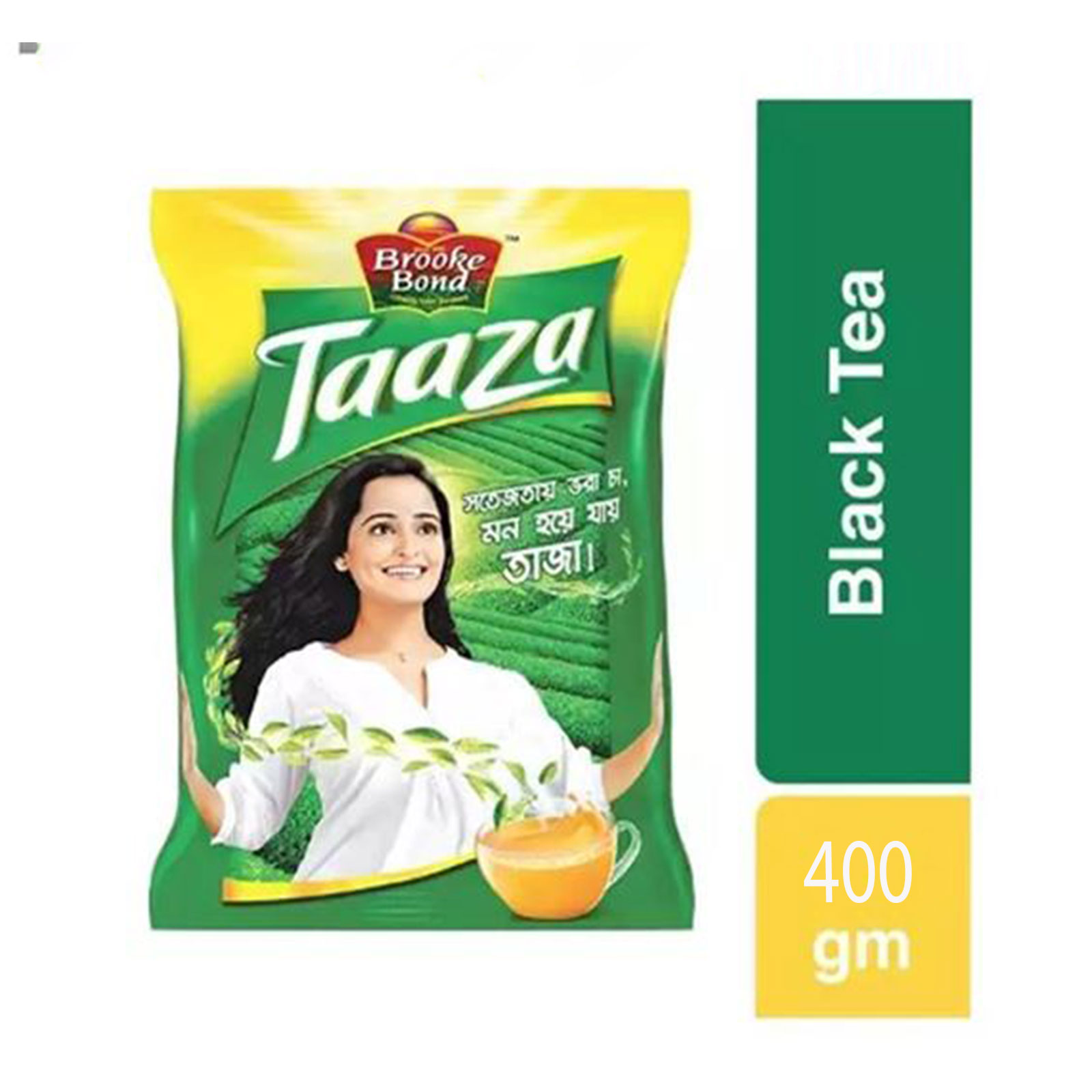 Brooke Bond Taaza Black- 400g, Fresh taste, Refreshing the mind, Per Carton size 24 Piece