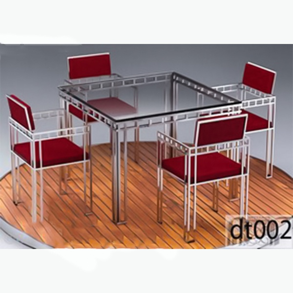 Modern High-Quality Steel Dining Table Model (002)