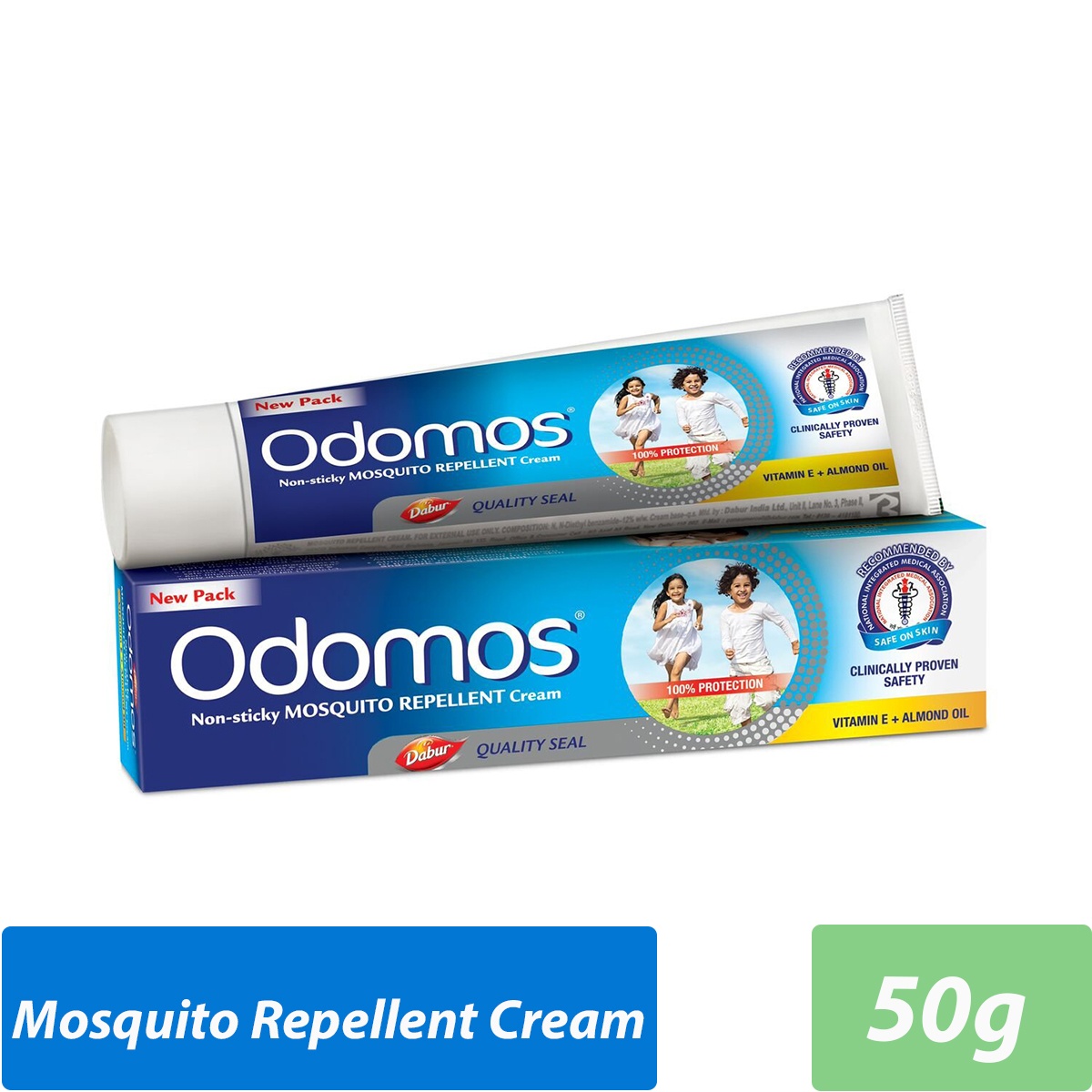 Dabur- Odomos - Mosquito Repellent- Per Case 72 Pieces- 50g