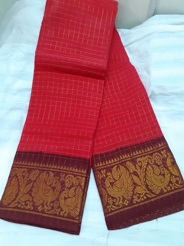 Madhurai cotton Saree