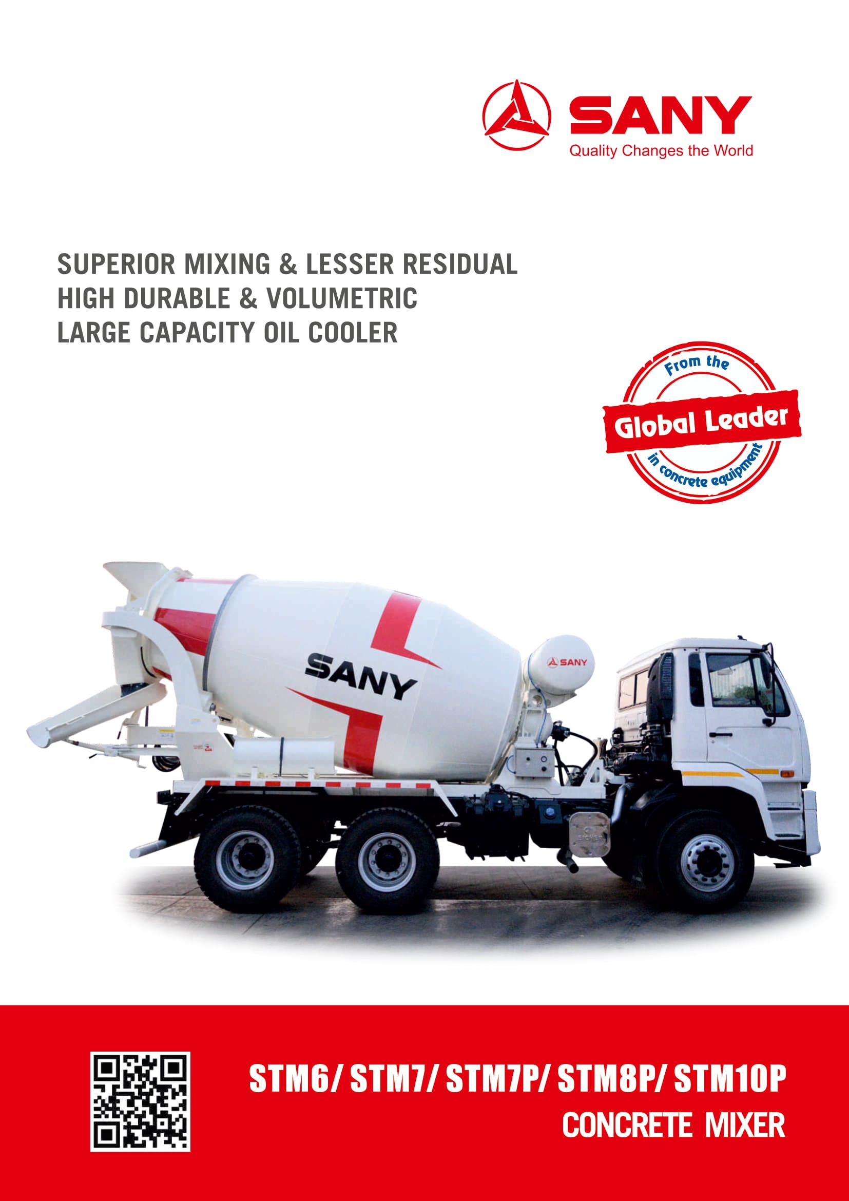 Brand New SANY Transit Mixer Drum (STM7)