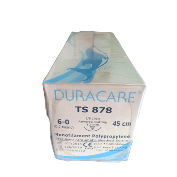 100% Original DURACARE MANAFILAMEMT POLYPROPYLENE NON-ABSORBABLE SURGICAL SUTURE U.S.P(FS878)
