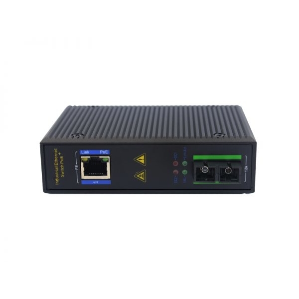 100M 1 Fiber Port 1 Electric Port Industrial-grade Ethernet Switch