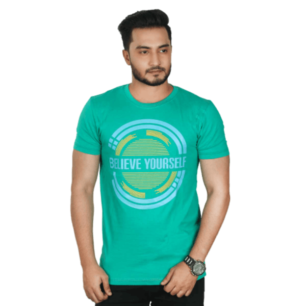 Men's Half Sleeve T-Shirt Paste color