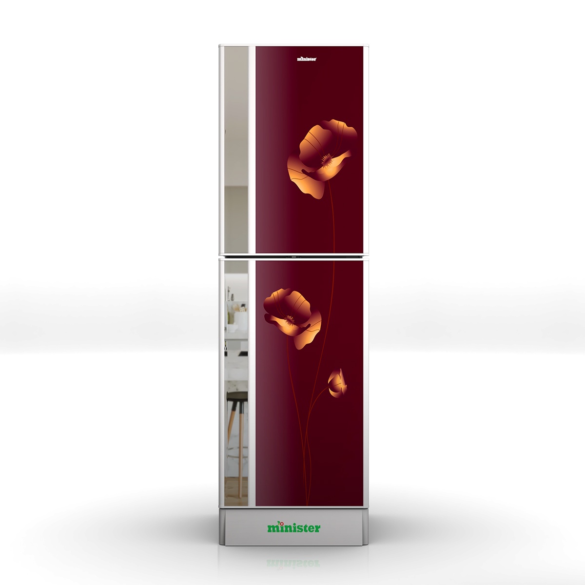 Minister Refrigerator M-305 BLACKBERRY