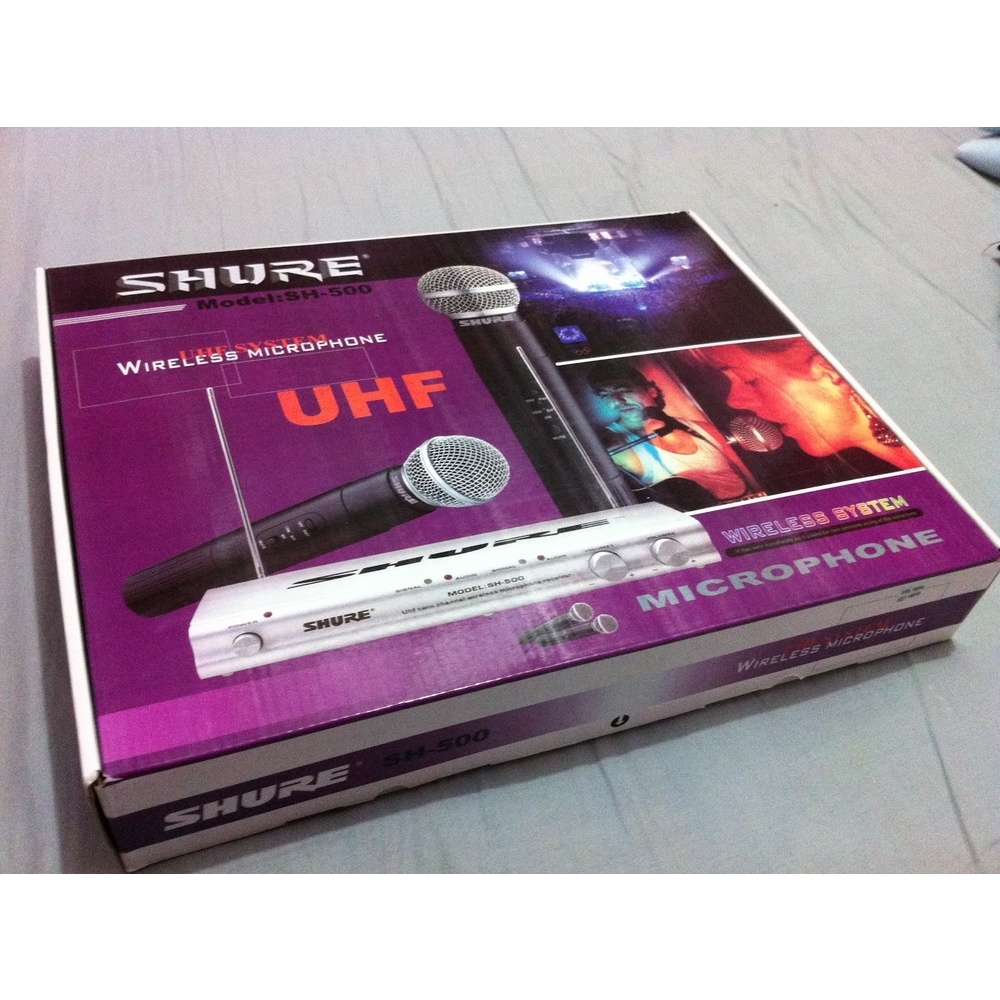 Shure Wireless Microphone System Model SH-500