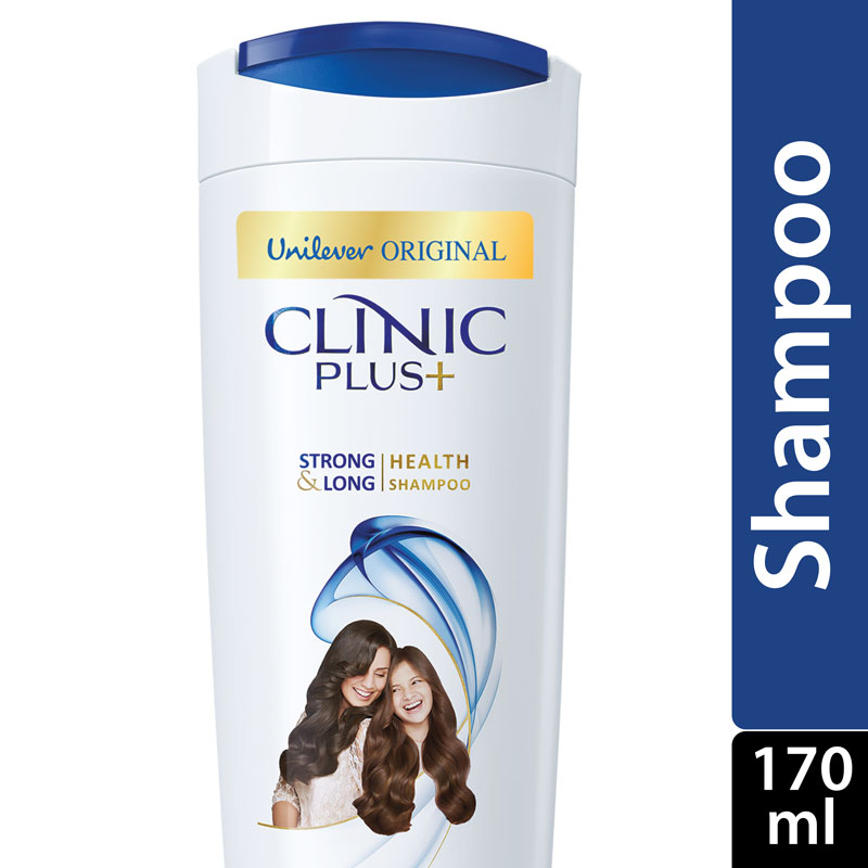 Clinic Plus Shampoo- Strong and Long- Milk Protein- Makes Hair Stronger- Guarantees Less Hair Fall- Per Carton 24 packs- 170ml