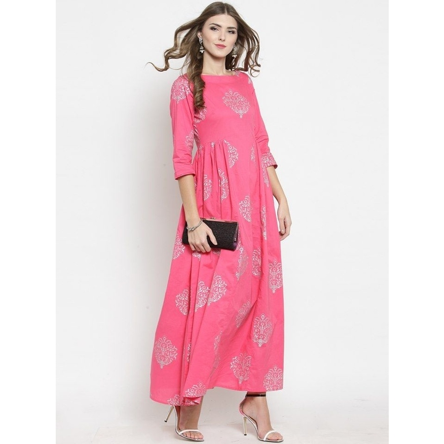 One Piece Readymade Printed Kurtis For Woman(MOH-2019)