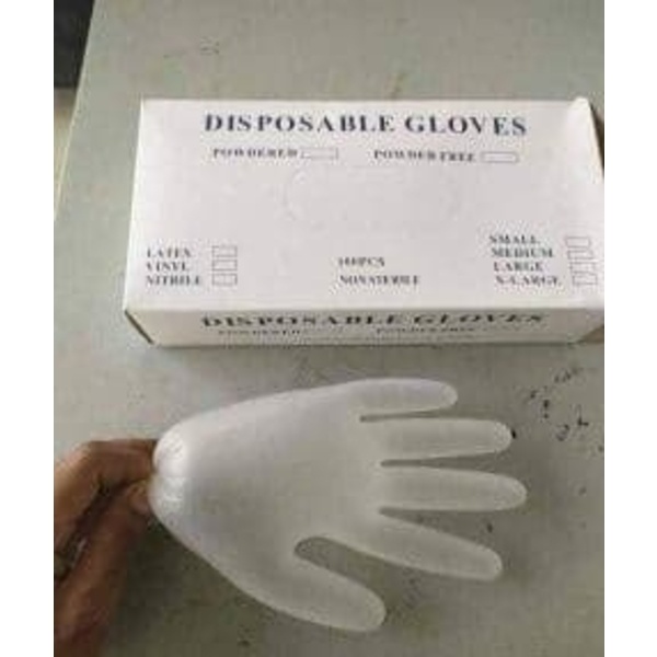 Vynil Disposable hand gloves for self protection