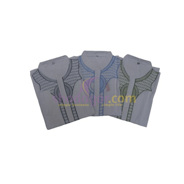 Mens Bexi Cotton Panjabi With Body Embroidery work wholesale