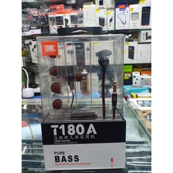 JBL Earphone-T180A 3.5mm diameter