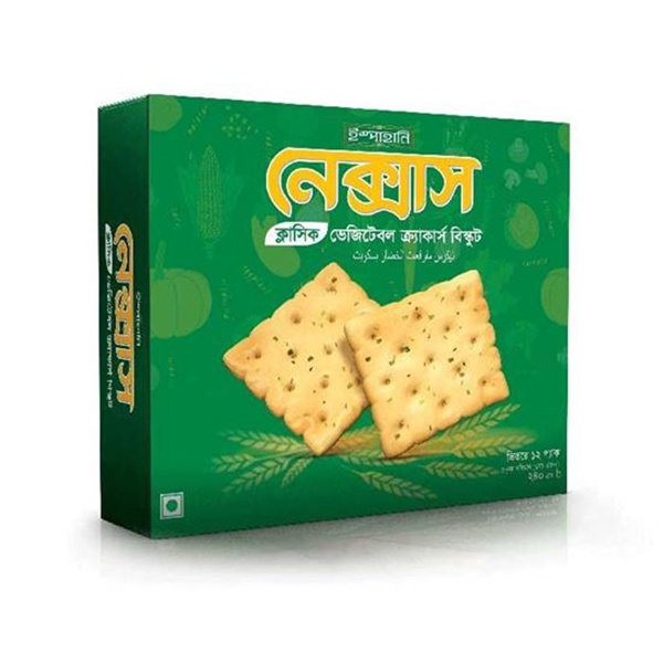 Ispahani Nexus Classic Vegetable Crackers Biscuit 240 gm
