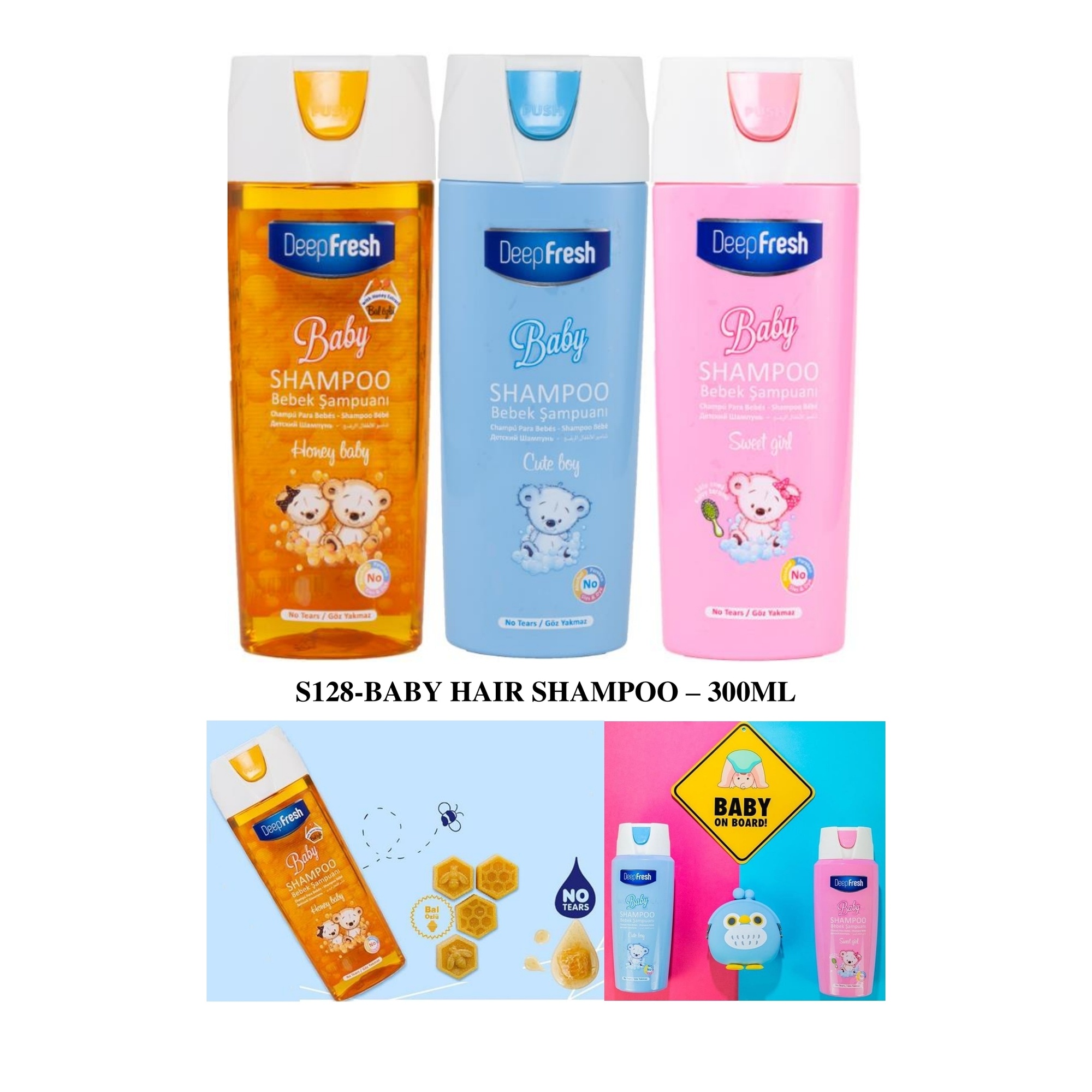 ORIGINAL DEEP FRESH BABY HAIR SHAMPOO(300 ML) IMPORTED FROM TURKEY