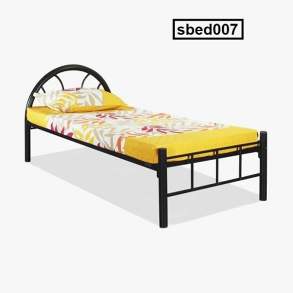 High-Quality Classic Design Single Steel Bed Model (007)