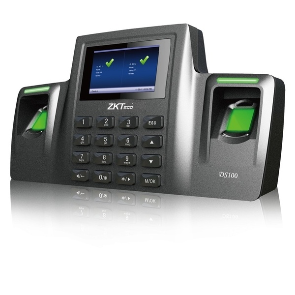 DS100 : ZKTeco Dual Sensor Time & Attendance Biometric Fingerprint Device