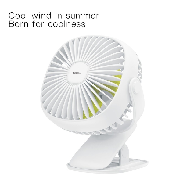 BASEUS 2000MAH PORTABLE USB RECHARGEABLE MINI COOLING FAN