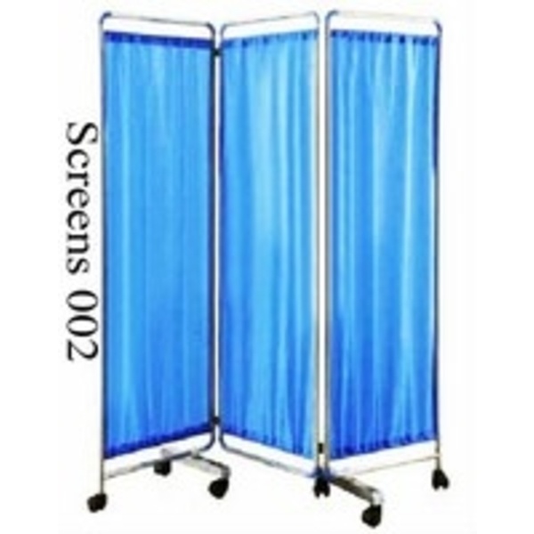 Durable Steel Frame 3 Folding Hospital Privacy Screens (002)