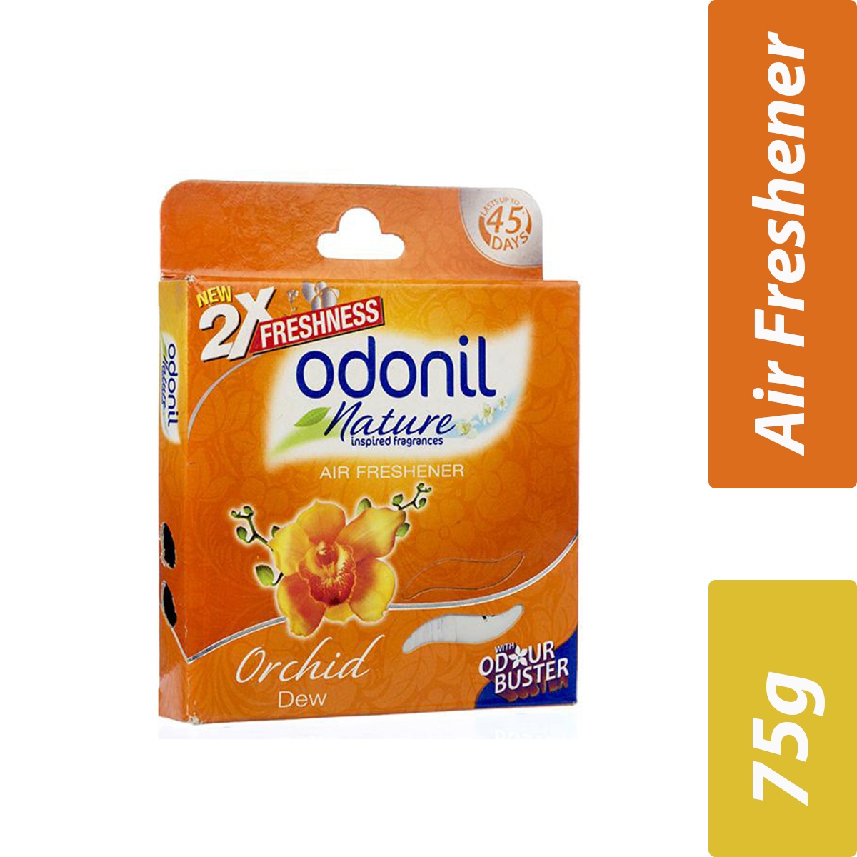 Dabur- Odonil Bathroom Air Freshener Regular - Orchid Dew- Per Case 96 Pieces- 75g