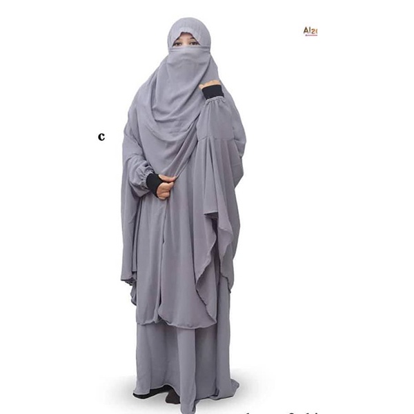 Wholesale High-quality khimar hijab adjusted niqab with scart full set