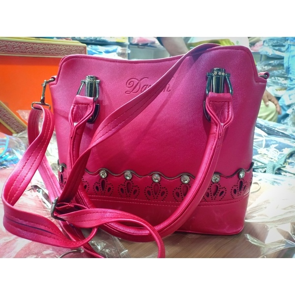 High Quality & Stylish Danish Hand Bag for Women (Red & Pink)