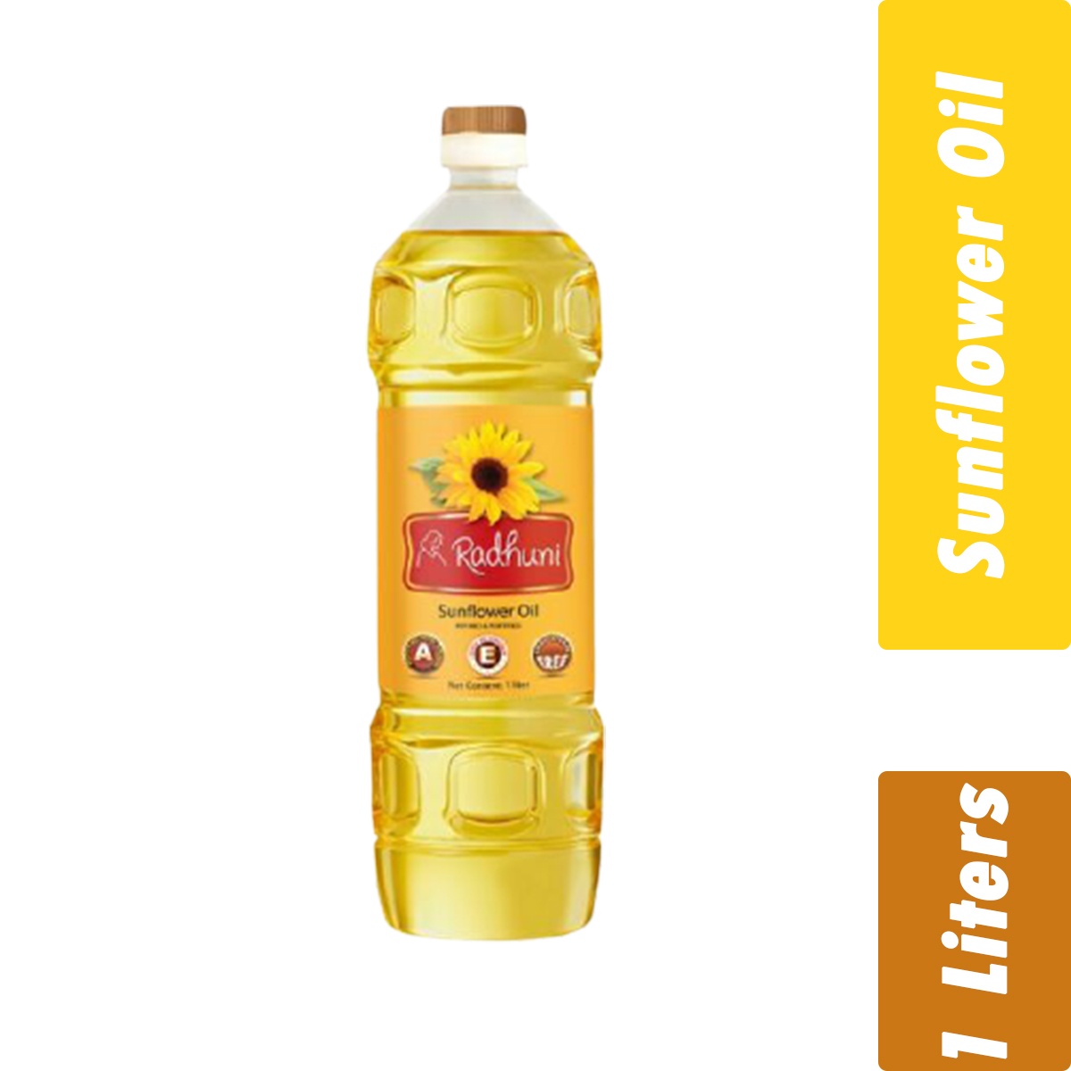 Radhuni- Sunflower Oil- Per Carton 15 Pieces- 1 Liter