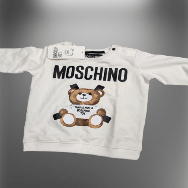 100% Cotton-Moschino Printed-Full sleeve-kids-T-shirt