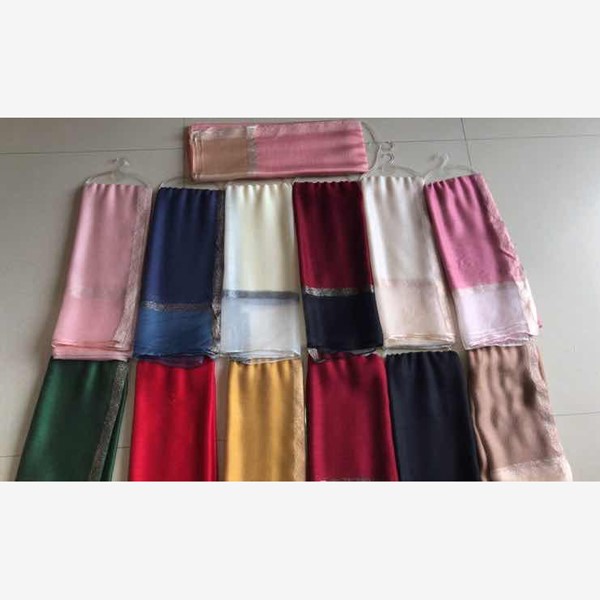 Stylish silk hijab with Jori par