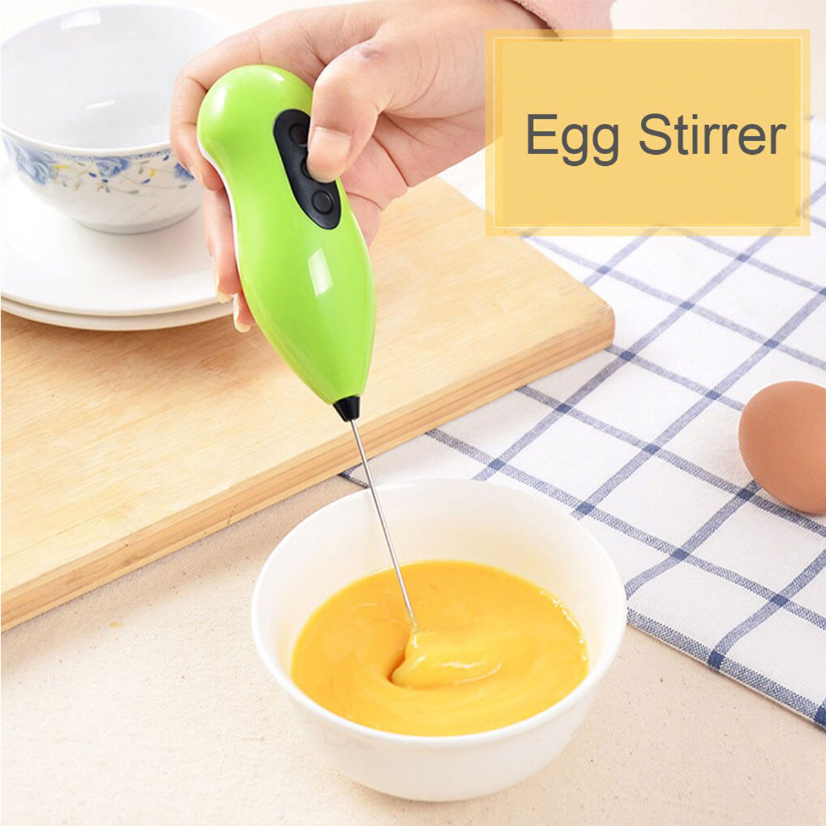Coffee Egg Lassi Beater Mixer Whisker Maker