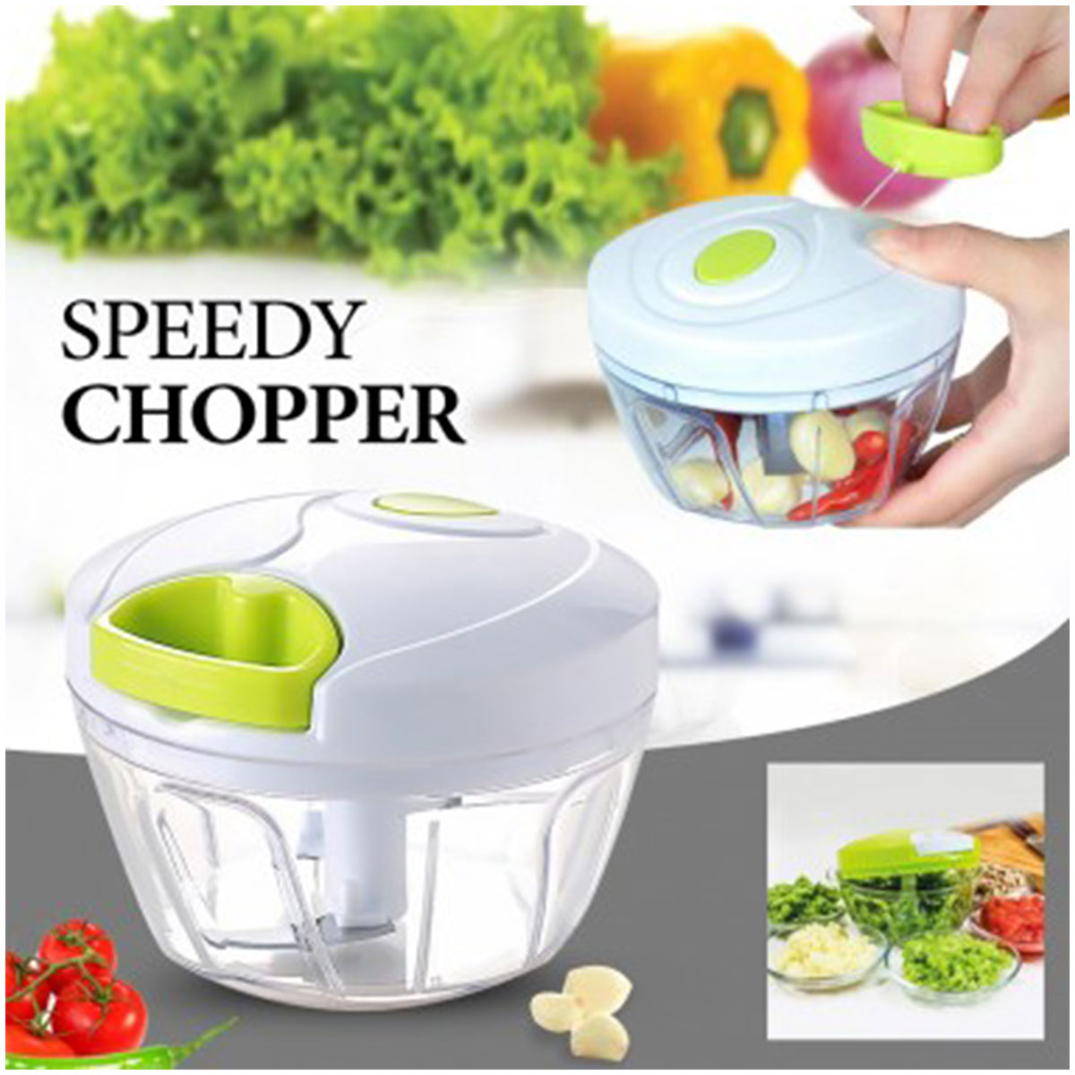 Genius Nicer Dicer Plus Vegetable & Fruit Chopper Speedy Chopper