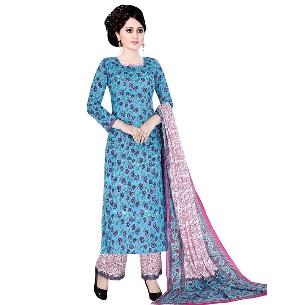 Girls Joypuri Printed Cotton Three Piece Wholesale