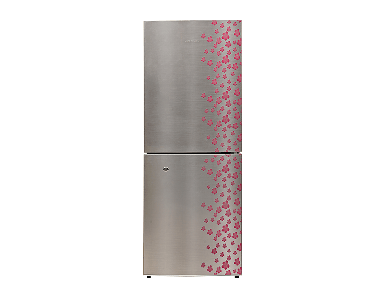 Jamuna Refrigerator JE2-B8JF-Glossy Shining Gray Silver Flower 228Ltr