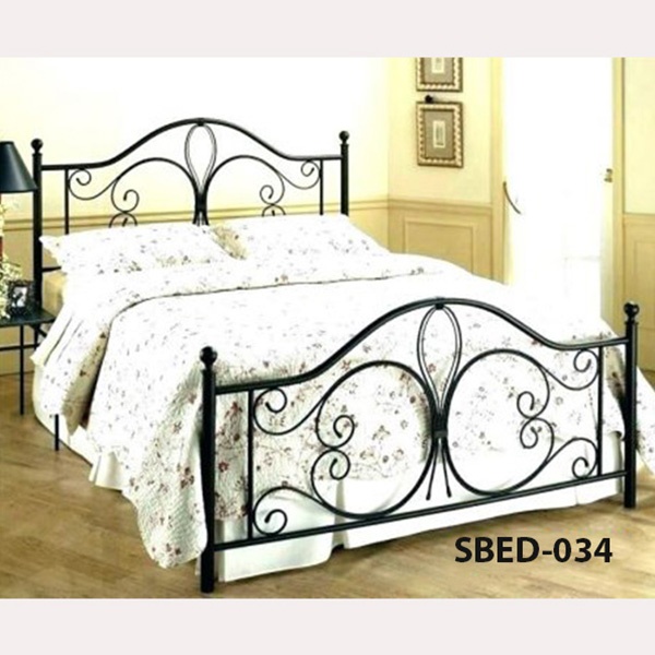 High-Quality Classic Design Steel Bed Model (034)