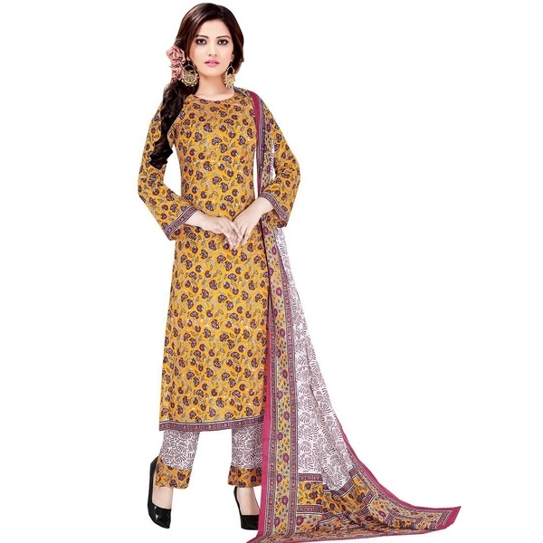 Joypuri 100% Cotton Three Piece For Girls Wholesale