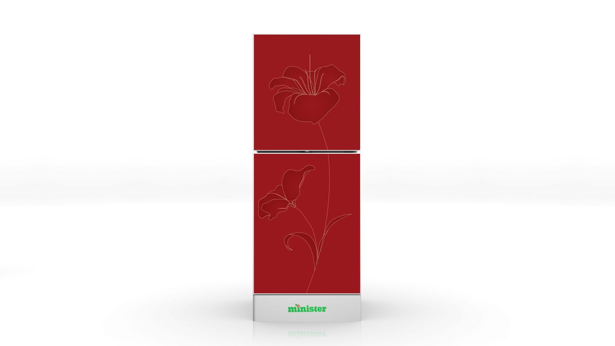 Minister Refrigerator - RED JABA - (M-222-01)