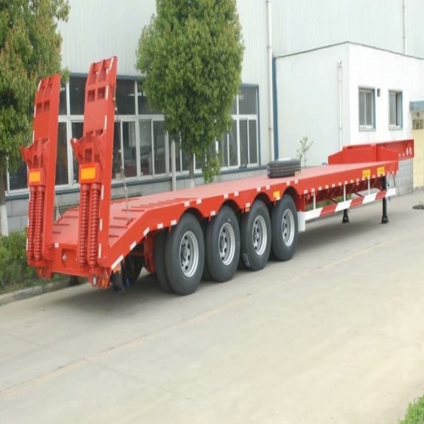 CIMC Brand New 4 Axles 70T Low Bed Trailer, About 15000kg Tare weight, Payload: 70T