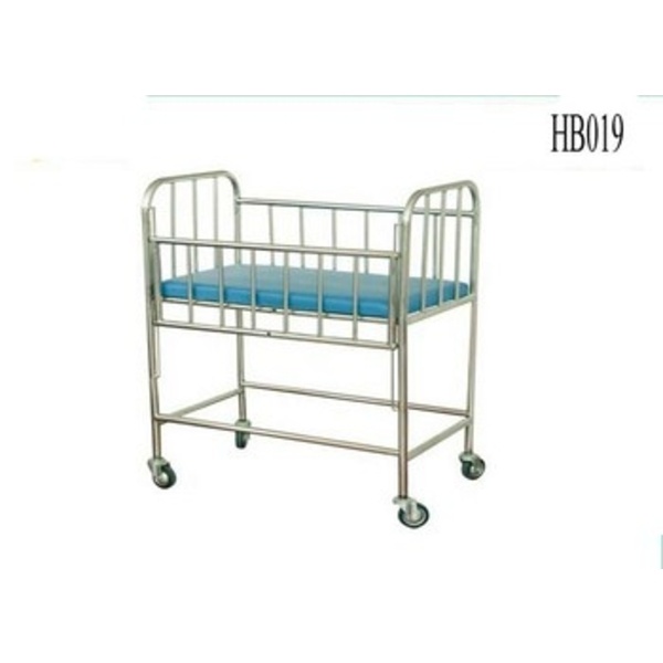 Stainless Steel Hospital Baby Bed (019)