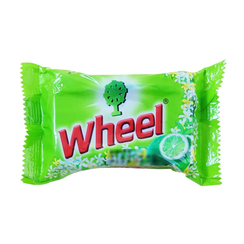 Wheel Laundry Soap- 130g, Lemon Flavor, Per Carton size 72 Piece Soap