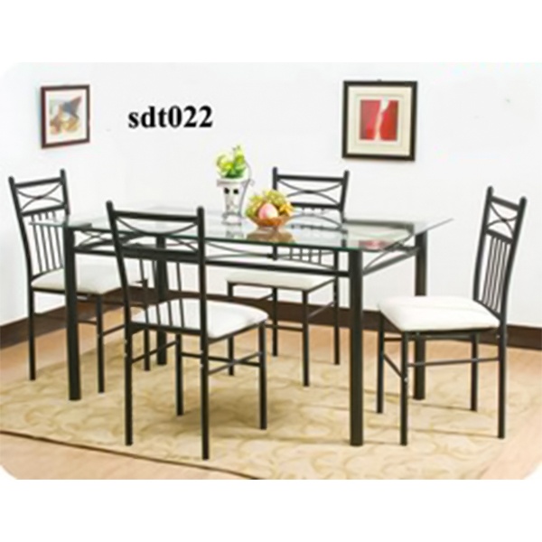 Modern High-Quality Steel Dining Table Model (022)