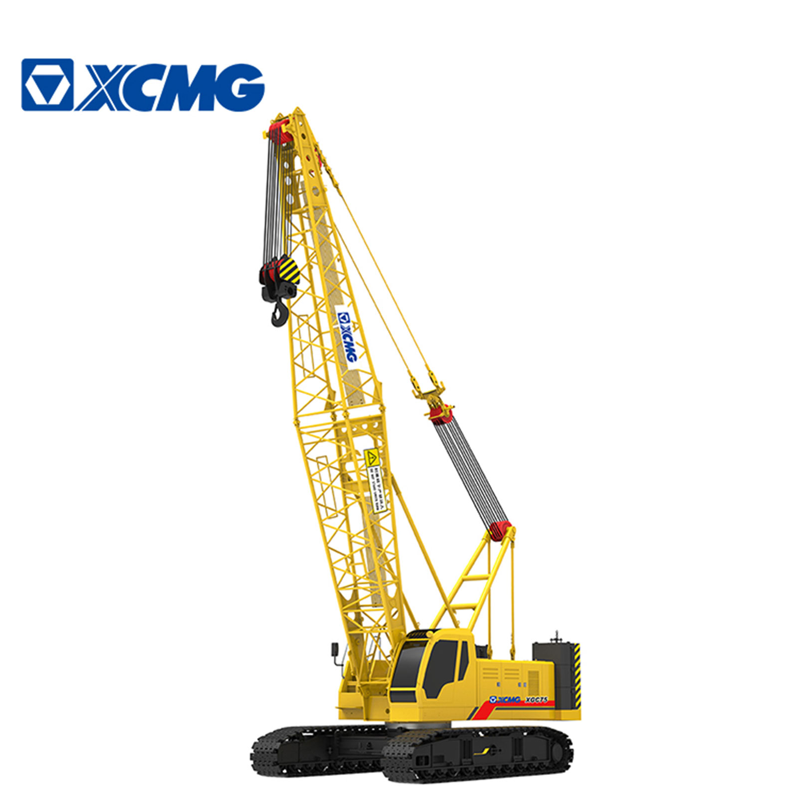 XCMG 75 ton Crane XGC75 Crawler Crane with Rated Lifting Moment 286m