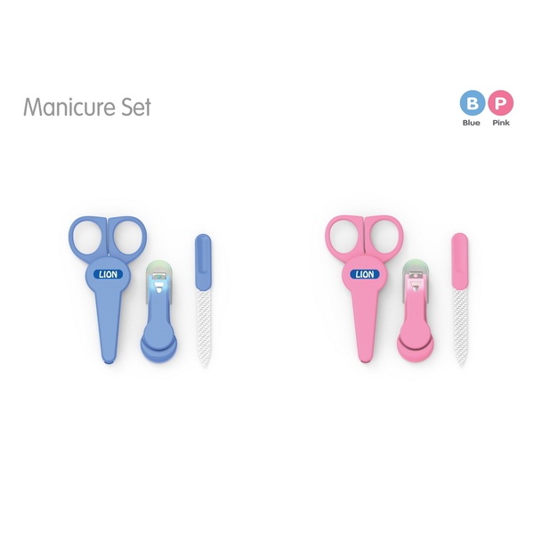 LION MANICURE SET BLISTER CARD SET