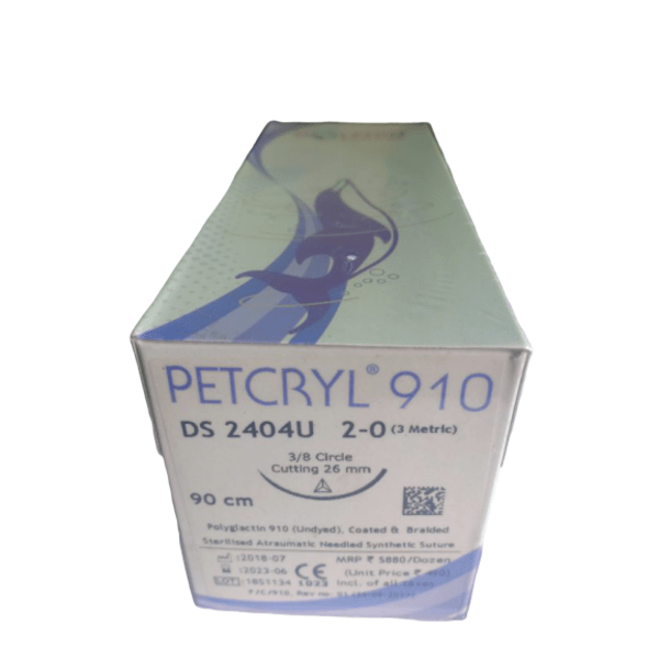100% Original PETCRYL-910 Absorbable Syrgical Synthetic Suture U.S.P(DS-2404U)