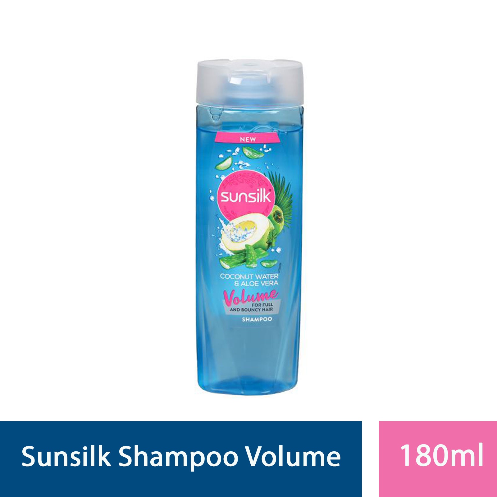 Sunsilk Shampoo Volume- 180ml, Make hair soft and smooth, Per Carton size 24 Piece