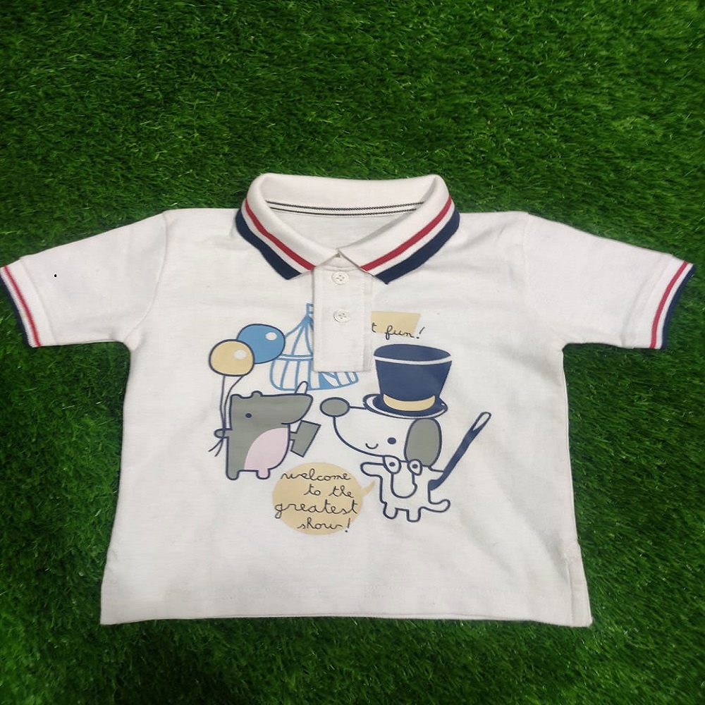 New Fashionable Boys Short Sleeve Polo Shirt